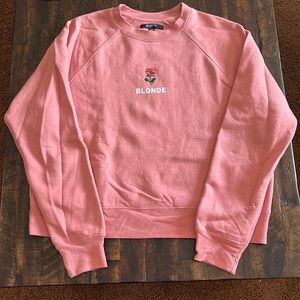 “Blonde” Brunette The Label Crewneck
